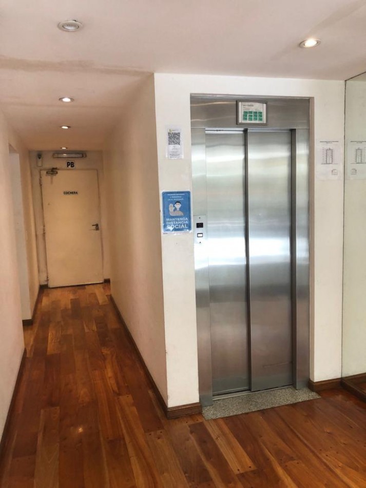 Palermo,Las Cañitas, Semipiso,1ambiente,contrafrente,muy buen estado general, amenities, oportunidad, 