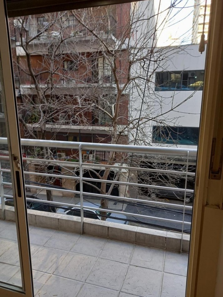 Recoleta,1ambiente,frente,balcon,metros de Avenida Santa Fe,vista panoramica,balcon saliente, subte D,excelencia estado/ubicacion