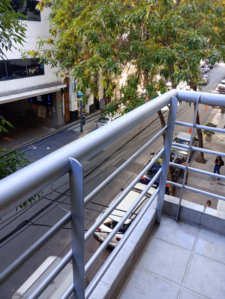 Recoleta,1ambiente,frente,balcon,metros de Avenida Santa Fe,vista panoramica,balcon saliente, subte D,excelencia estado/ubicacion